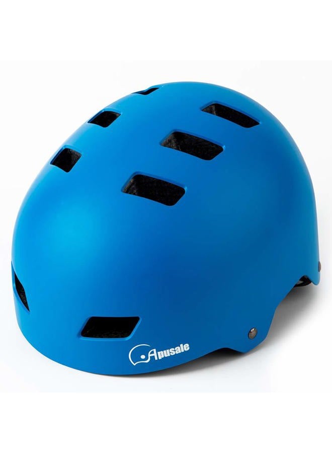 Apusale Skateboard Helmet,Kids Youth Adult Bike Helmet,for Scooter Cycling Roller Skate,Commuter,3 Adjustable Size for Child Men Women,CPSC Certified - Image 3