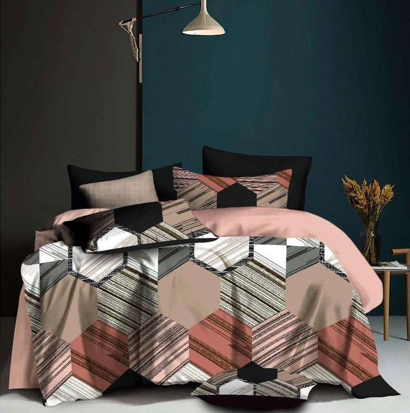 KETOSTICS Ketostics 300 TC Premium Quilt Cover Single Bed with Zipper Blanket Coverrajai CoverDuvet Cover Glace Cotton Warm Stuff Single Dohars 90x60 Inches BS07  - Image 2