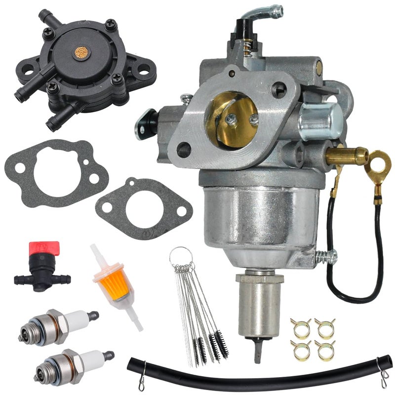 JDLLONG Carburetor 150037034 AM130924 Carb for Kawasaki FH531V for TORO 74405 74405FR 74801 for John Deere LT180 Lawn Tractor Carb 150037037 Kit with Fuel Pump