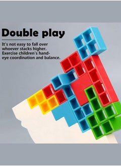 joyzzz Stacking Blocks Tetris Balance Game Board Games for Kids & Adults Tetra Tower Balancing Stacking Toys Building Blocks Perfect for Family Games Parties Travel.  - Image 4