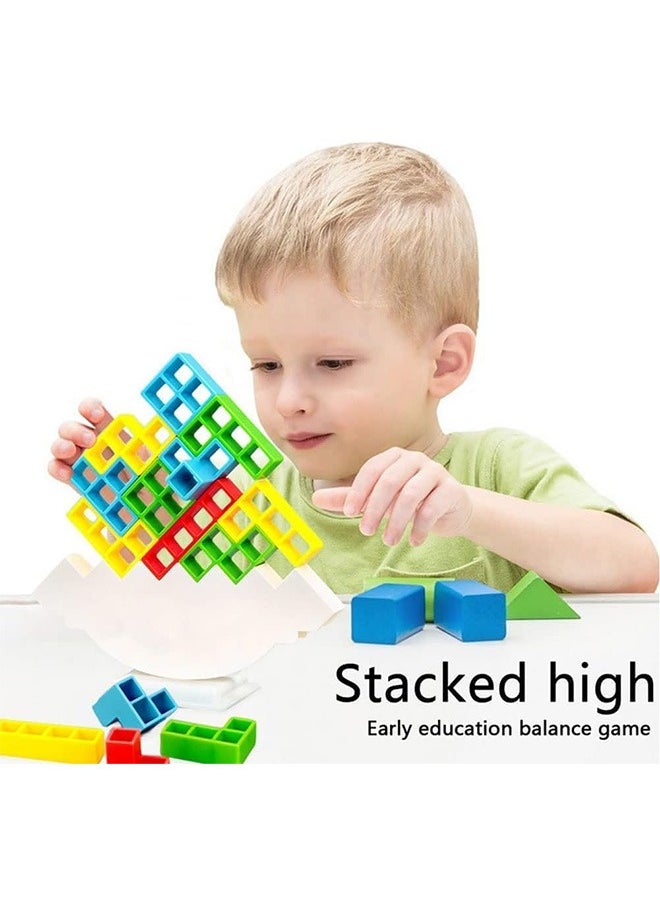 joyzzz - Stacking Blocks Tetris Balance Game Board Games for Kids & Adults Tetra Tower Balancing Stacking Toys Building Blocks Perfect for Family Games Parties Travel. - Image 1
