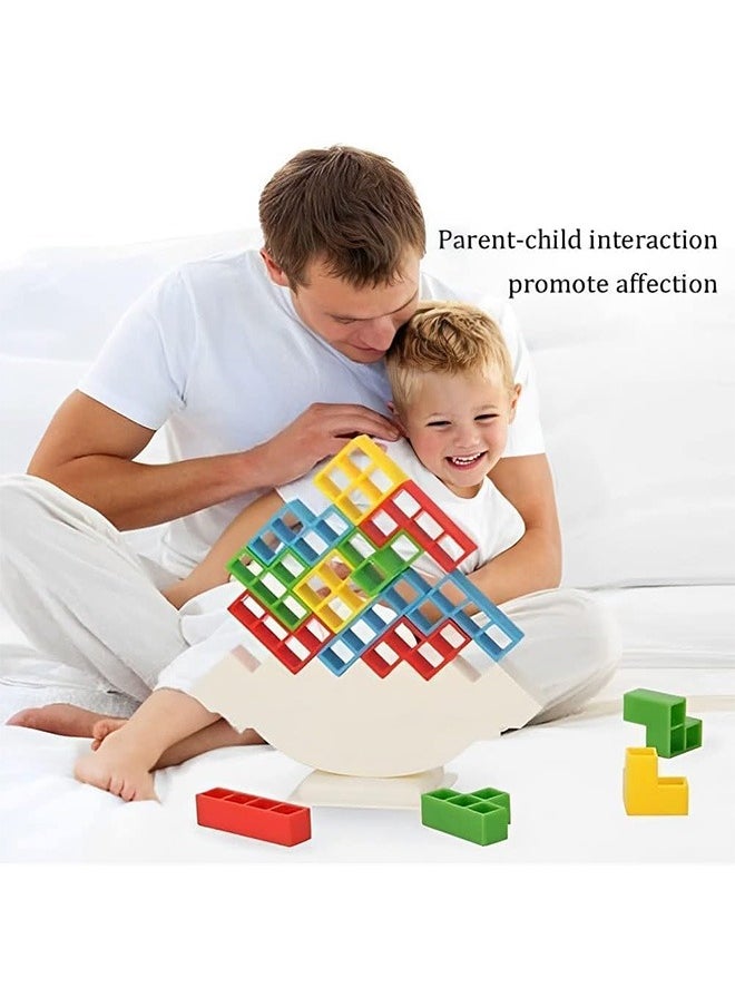 joyzzz - Stacking Blocks Tetris Balance Game Board Games for Kids & Adults Tetra Tower Balancing Stacking Toys Building Blocks Perfect for Family Games Parties Travel. - Image 1