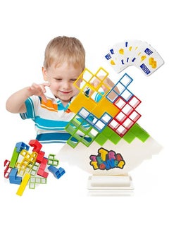 joyzzz Stacking Blocks Tetris Balance Game Board Games for Kids & Adults Tetra Tower Balancing Stacking Toys Building Blocks Perfect for Family Games Parties Travel.  - Image 1