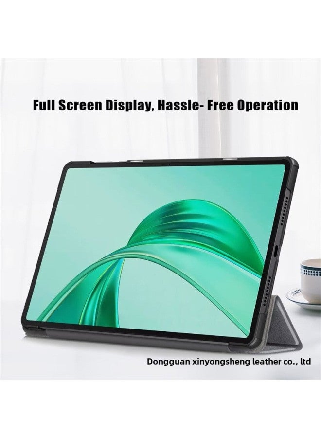 Honor PadX8a 11-inch Tablet Case Trifold Caster Stand Hard Case-Color:Mint Green-Applicable Models:Honor Tablet X8a 11inch 2024 Model - Image 5