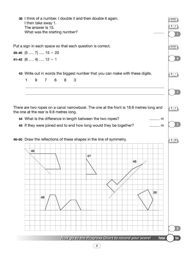 Bond 11+ Maths Assessment Papers 9-10 Years Book 2  - Image 4