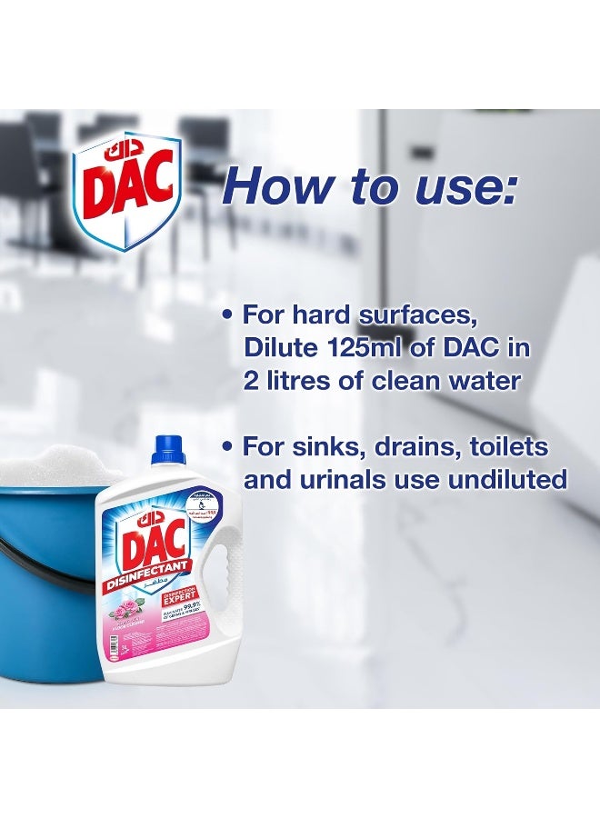 Dac DAC Disinfectant Rose 3Lt  - Image 4