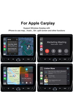 Wireless CarPlay Adapter for iPhone, Wireless Carplay Dongle Converts Factory Cars Wired Carplay to Wireless, Carplay Bluetooth Adapter, 5Ghz WiFi Auto-Connect Online Update, Support iOS 13+, Black - pzsku/Z4164D70A12D1B179A2ECZ/45/_/1706670156/4fb4ce26-546f-4038-adba-dd8cf8d0ce56