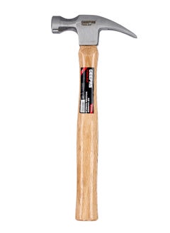 GEEPAS Wooden Handle RIP Hammer with Smooth Face Forged Head, Heavy Duty All-Purpose Hammer  - Image 1