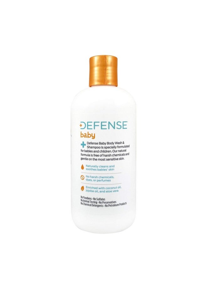 Defense Soap Baby Shampoo And Body Wash With Tea Tree Oil Coconut Oil Eucalyptus Olive Oil & Aloe 12 Fl Oz (Pack Of 2)  - Image 4
