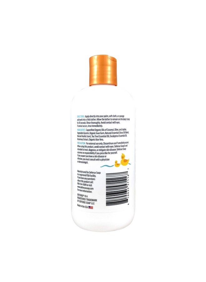 Defense Soap Baby Shampoo And Body Wash With Tea Tree Oil Coconut Oil Eucalyptus Olive Oil & Aloe 12 Fl Oz (Pack Of 2)  - Image 5
