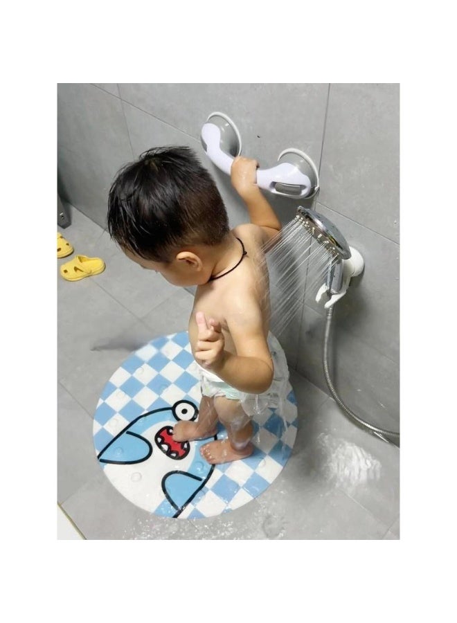 جين لى تشيانغ مقبض حوض الاستحمام والدش، مقبض شفط، مقبض دش عالي التحمل، مقبض حوض استحمام قابل للإزالة، مناسب لكبار السن والأطفال، مقبض أمان للحمام، لا يتطلب حفرًا، مقاوم للماء - Image 5