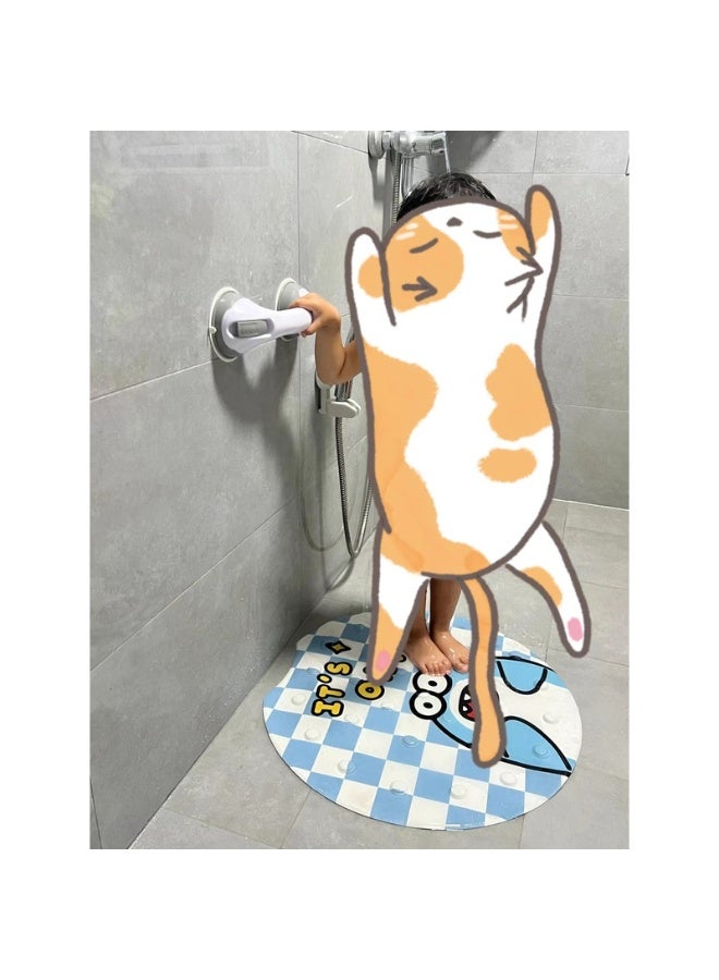 جين لى تشيانغ مقبض حوض الاستحمام والدش، مقبض شفط، مقبض دش عالي التحمل، مقبض حوض استحمام قابل للإزالة، مناسب لكبار السن والأطفال، مقبض أمان للحمام، لا يتطلب حفرًا، مقاوم للماء - Image 2