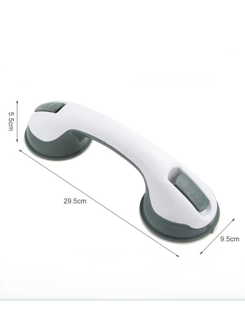 جين لى تشيانغ مقبض حوض الاستحمام والدش، مقبض شفط، مقبض دش عالي التحمل، مقبض حوض استحمام قابل للإزالة، مناسب لكبار السن والأطفال، مقبض أمان للحمام، لا يتطلب حفرًا، مقاوم للماء - Image 1