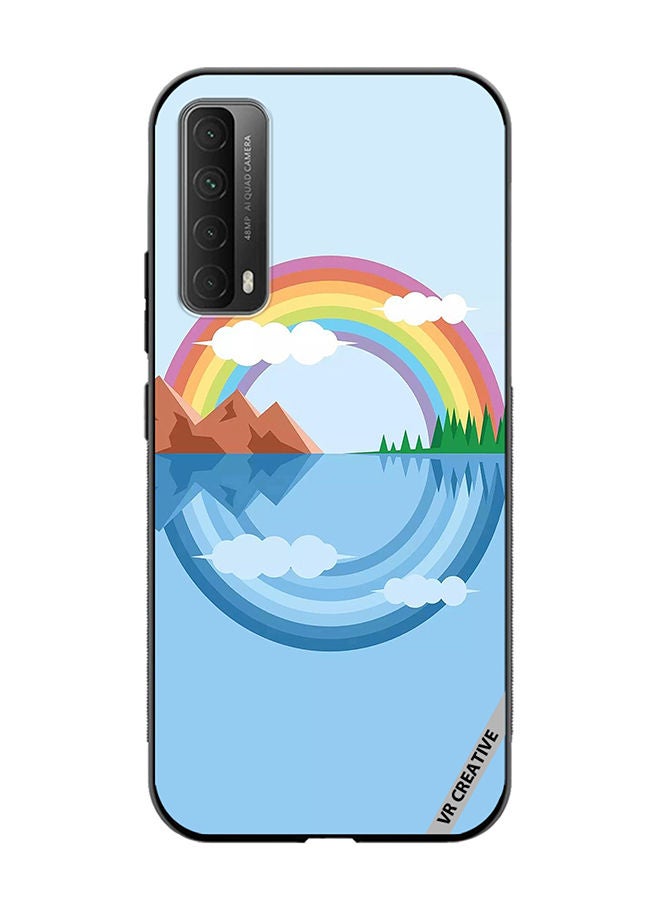 VR CREATIVE Protective Case Cover For Huawei Y7a Colorful Sea Design Multicolour - Image 1