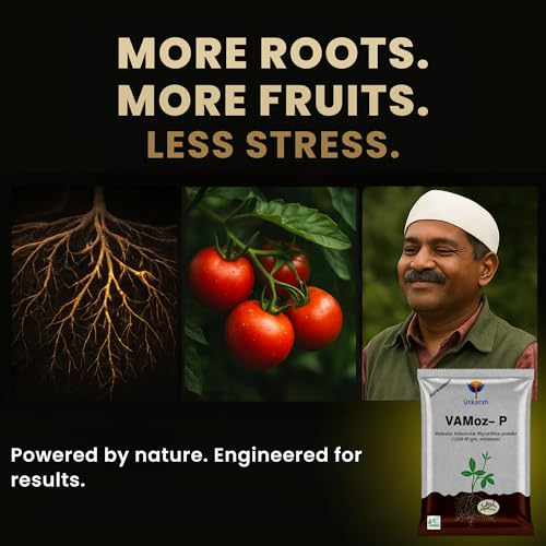Utkarsh Mycorrhiza with 1200 IP/gm Bio Fertilizers for Healthy Plants, Vigorous Stem Girth, Enhances Nutrient Absorption, Water Uptake & Soil Aeration | VAMoz-P (1 Kg; Pack of 1) - Image 3