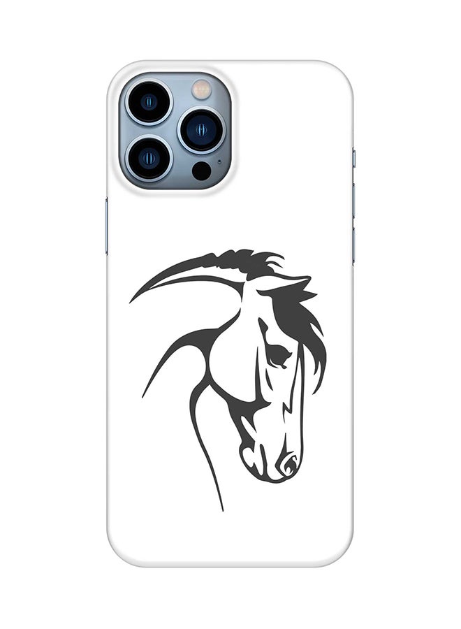 Stylizedd Case for Apple iPhone 14 Pro Max Slim Snap Classic Series Mobile Cover Hard PC Shield Matte Finish Print - ArabStallion