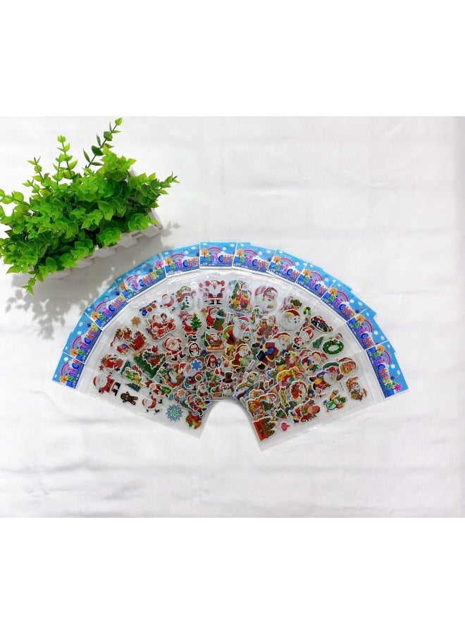 اكس اس ملصقات كرتونية مجسمة فقاعية، ملصقات مكافأة لرياض الأطفال، ملصقات لاصقة على شكل فراشات حب كرتونية، ملصقات مجسمة ثلاثية الأبعاد للأطفال - Image 1