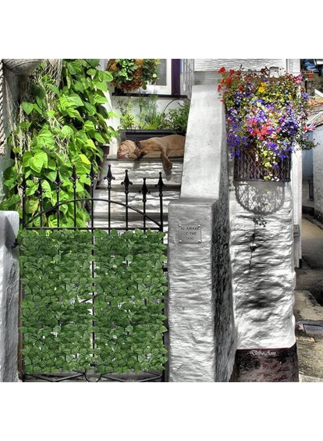 Ivy Leaf Screening Roll, Privacy Fence Screen, Artificial ivy Hedge Fence, Artificial Ivy Vine Leaf Decoration for Outdoor Decor, Garden screen (3m x 0.5m) - Image 4