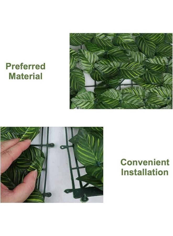 Ivy Leaf Screening Roll, Privacy Fence Screen, Artificial ivy Hedge Fence, Artificial Ivy Vine Leaf Decoration for Outdoor Decor, Garden screen (3m x 0.5m) - Image 2