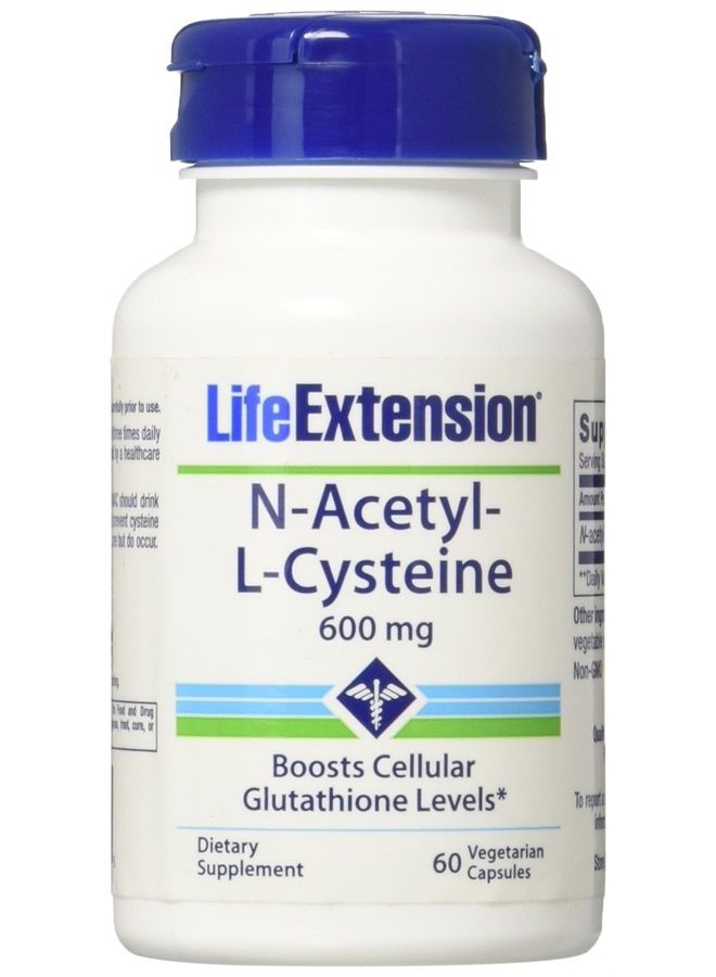 N-Acetyl-L-Cysteine (NAC) - 60-600mg Veggie Caps
