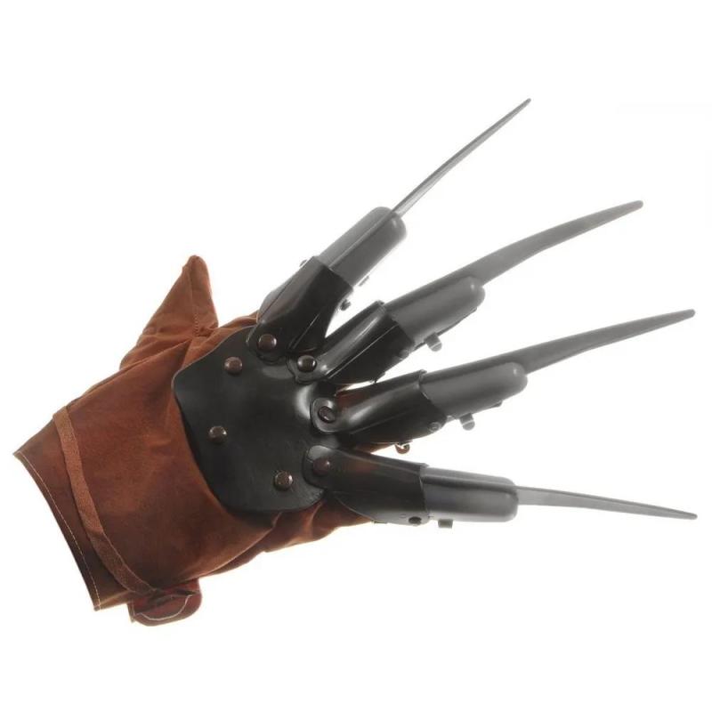 Freddy Krueger Glove: 29.5*15 Cm Black Realistic Dagger-like Claws - Adjustable Perfect Fit Horror Accessory for Halloween Costume Party Carnival Themed Events