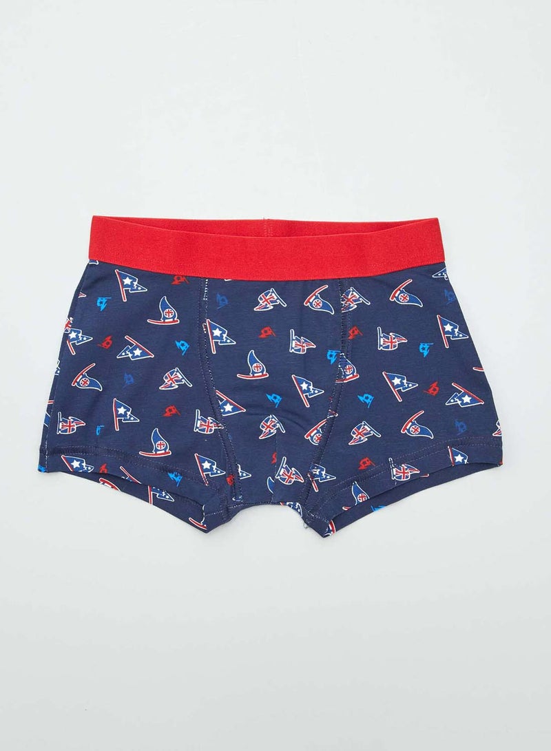 Kiabi Kids Unisex Pack of 3 pairs of printed boxer shorts - Image 2