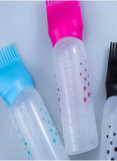 Generic Hair Oil and Dye Dispensing Bottle with Dispensing Brush  - Image 3