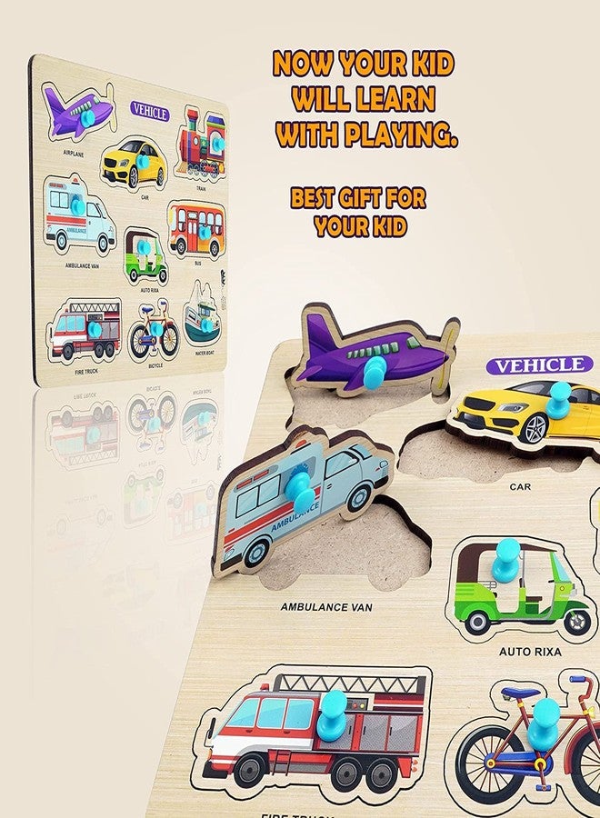 APPSTER Transport Vehicle Wooden Puzzle Toy Kids Games Toys for Kids 3+ Jigsaw Puzzles for Adults Baby Learning Educational Toys Board Game - Image 5