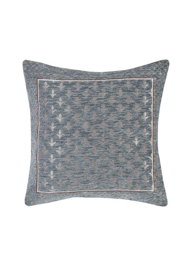 DECOMIZER Jacquard Geomteric Cushion Covers 16 Inch X 16 Inch Set Of 5 Ethnic Motifs Cushion Covers,Design- Star,Color- Grey, 240 TC - Image 3