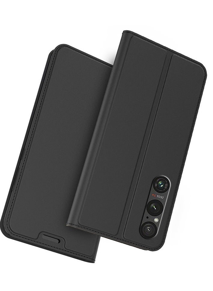 for Xperia 1 V Wallet case flip Case PU Leather Folio Phone Cover - Image 1