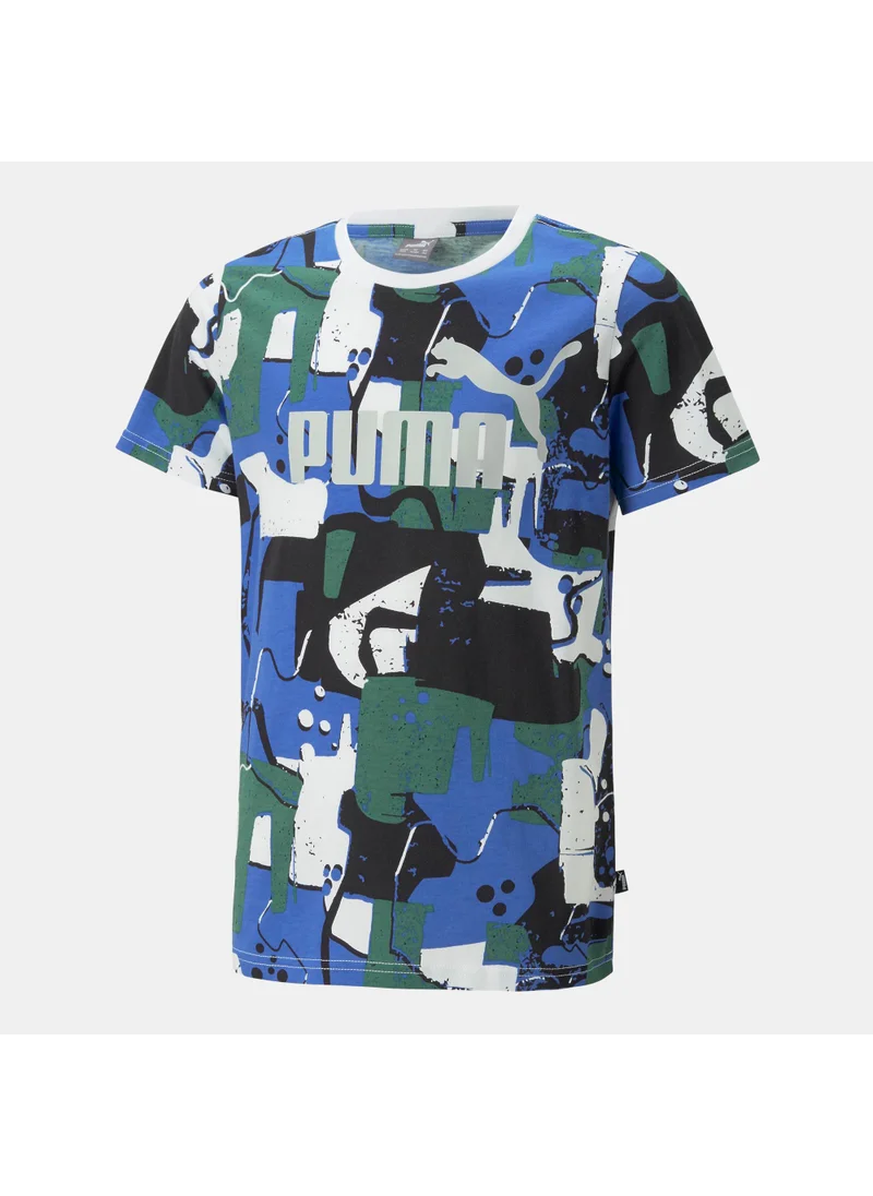 PUMA Kids' Essentials Printed Street Art T-Shirt