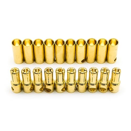SpeedyFPV 10 Pairs 5.5mm Bullet Connector Banana Plug 100A Rated Male and Female Sets - Image 3