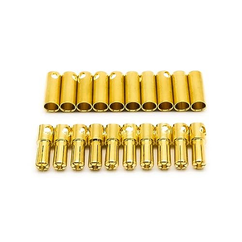 SpeedyFPV 10 Pairs 5.5mm Bullet Connector Banana Plug 100A Rated Male and Female Sets - Image 4