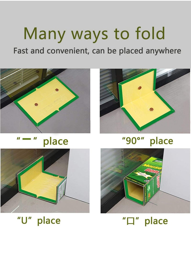 Generic - 10-Pack Large Mouse Glue Traps with Enhanced Stickiness Mouse Rat Glue Trap,Mouse Sticky Traps Snake Mouse Traps Sticky Pad Board Easy to Set Sticky Rat Traps for House Indoor Outdoor - Image 1