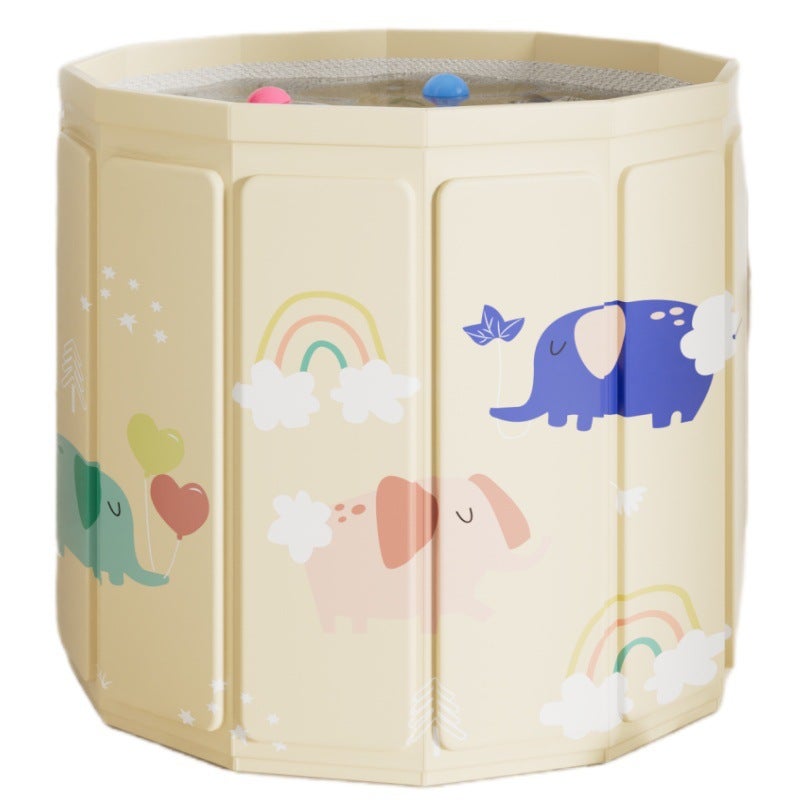 Installation-Free Bath Bucket Foldable Bath Bucket Full Body Adult Household Thickened Bath Bucket Small Apartment - Image 1