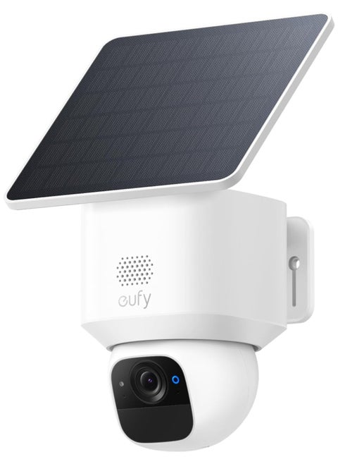 eufy Security SoloCam E30 2K Solar Security Camera Outdoor Wireless, 360° Pan & Tilt Home Security Camera, Solar Powered, AI Tracking, IP65 Weatherproof, HomeBase S380 Compatible, No Monthly Fee