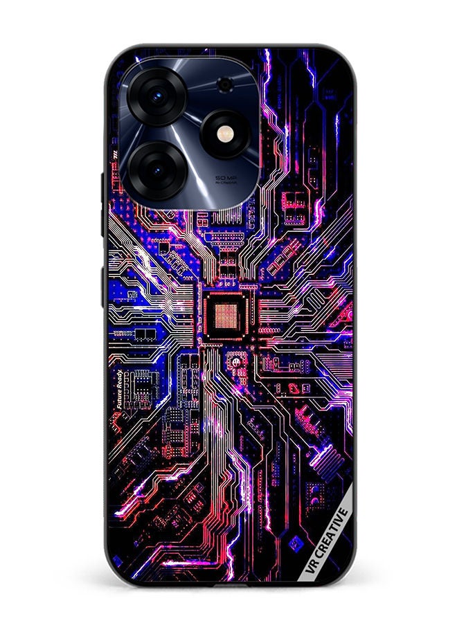 VR CREATIVE Protective Case Cover For Tecno Spark 10 Pro Techno Color Design Multicolour - Image 1