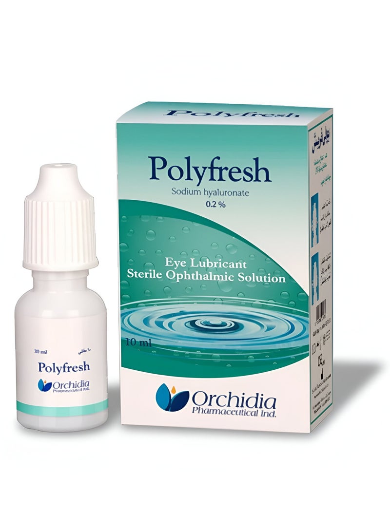 Polyfresh Moisturizing and Protective Eye Drops 10ml - Image 1