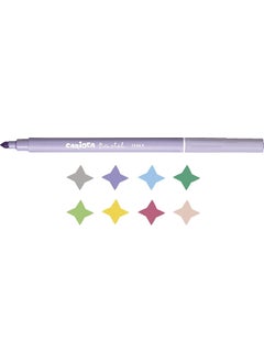 carioca Washable Pastel Super Felt Crayons 8 Pack  - Image 3