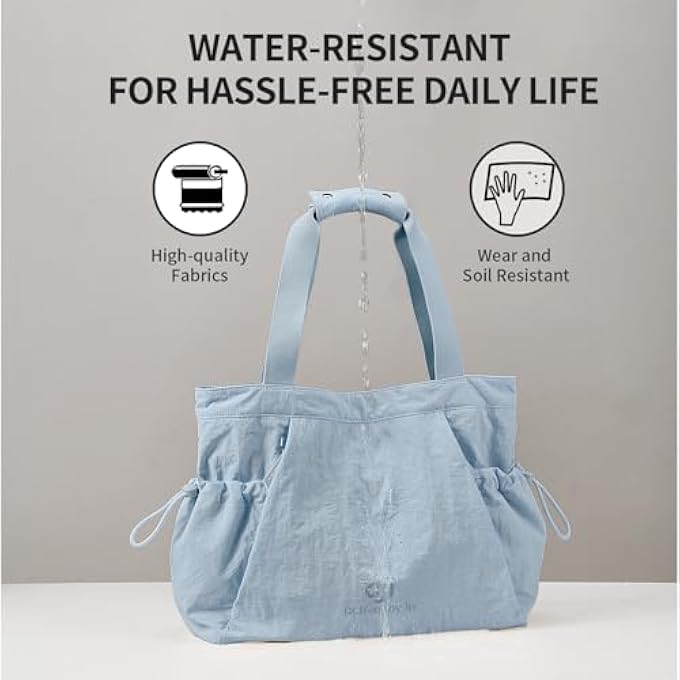 rayihni AJI Tote Bag Gym Tote Tote Bags Women  Large Laptop Tote Bag Fit 156 Inch  Travel Bag Casual Tote Crossbody Womens Handbags  Shoulder Bags  WaterResistant Sports Bag - Image 5