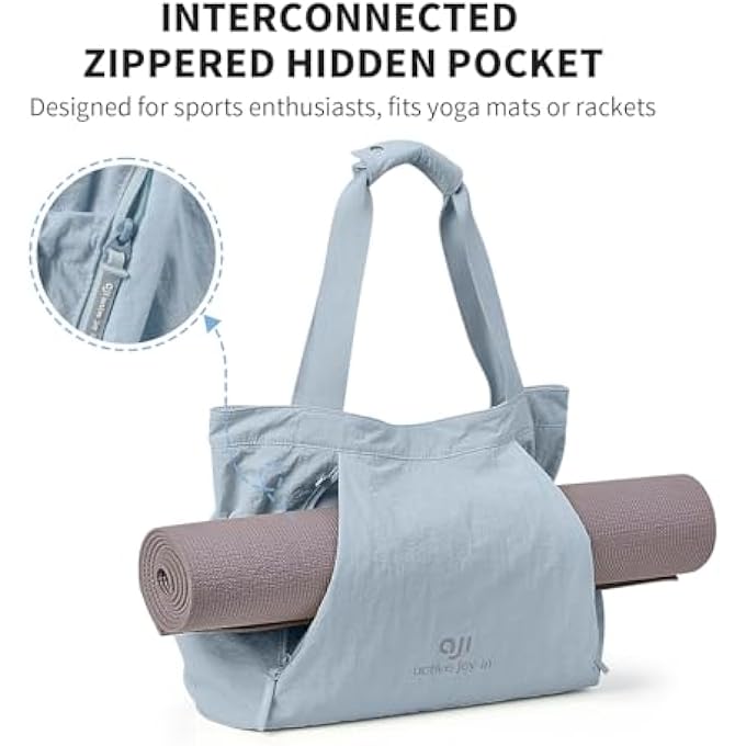 rayihni AJI Tote Bag Gym Tote Tote Bags Women  Large Laptop Tote Bag Fit 156 Inch  Travel Bag Casual Tote Crossbody Womens Handbags  Shoulder Bags  WaterResistant Sports Bag - Image 2