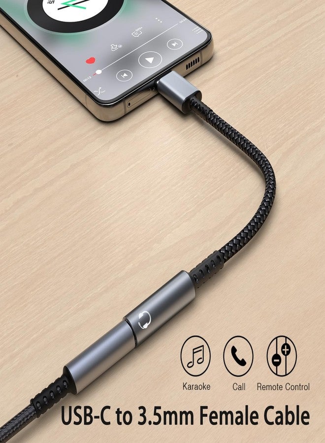Subynanal USB C to Lightning Headphone Audio Adapter,Lighting to USBC Adaptor with Earphone &Charge,Type to iPhone Converter (2pack-C to 3.5mm Audio Adapter) - Image 3