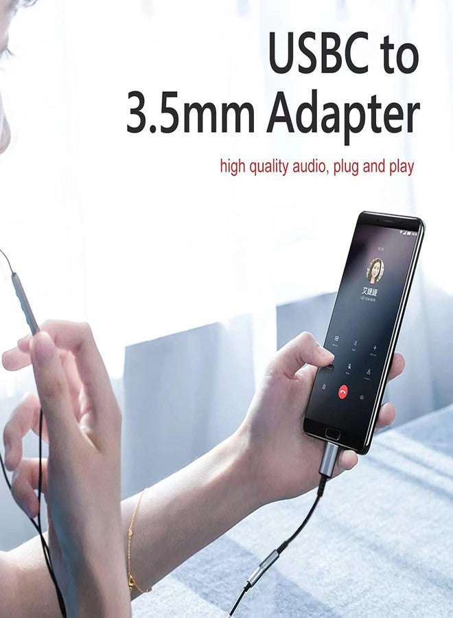 Subynanal USB C to Lightning Headphone Audio Adapter,Lighting to USBC Adaptor with Earphone &Charge,Type to iPhone Converter (2pack-C to 3.5mm Audio Adapter) - Image 2