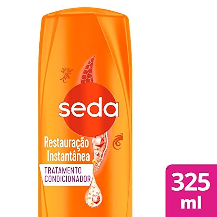 SEDA Linha Restauracao Instantanea Seda - Condicionador 325 Ml - (Seda Instant Rehab Collection - Conditioner 11 Fl Oz) - Image 2