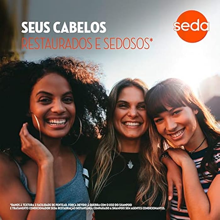 SEDA Linha Restauracao Instantanea Seda - Condicionador 325 Ml - (Seda Instant Rehab Collection - Conditioner 11 Fl Oz) - Image 5