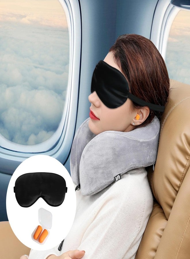 GLSMSLP Silk Sleep Mask 2‑Pack, Mulberry Silk Eye Mask (1 Black +1 Navy Blue) with 2 Pairs Foam Earplugs & Storage Cases, Soft Light‑Blocking Blindfold for Sleep Nap Travel - Image 5