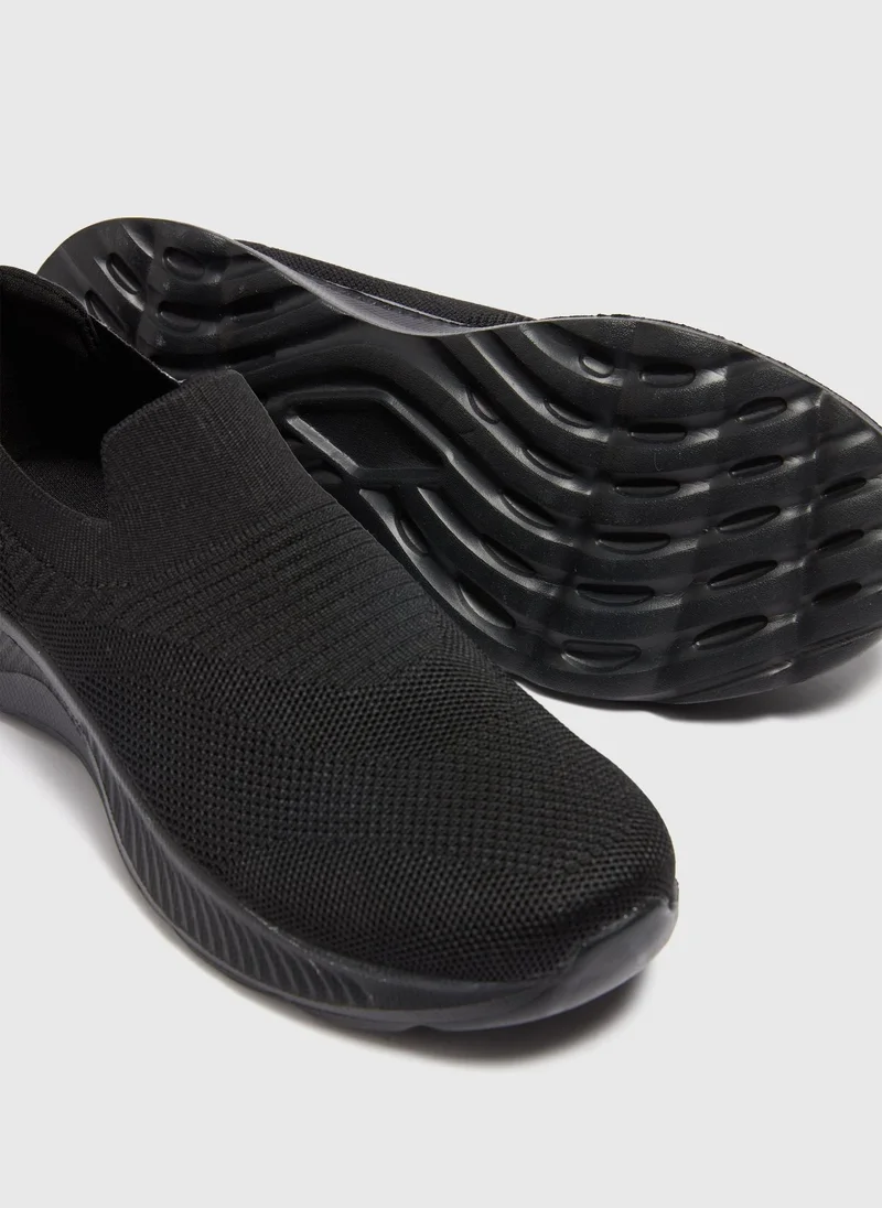 Matalan Wide Fit Black Espadrilles