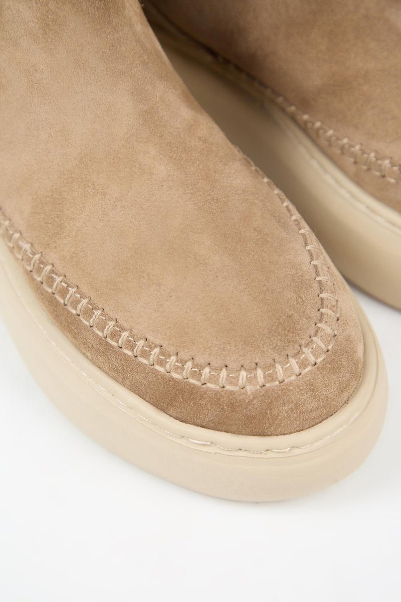 Manijero (Carolina) Women's Leather Fur Mini Mink Boots  - Image 4