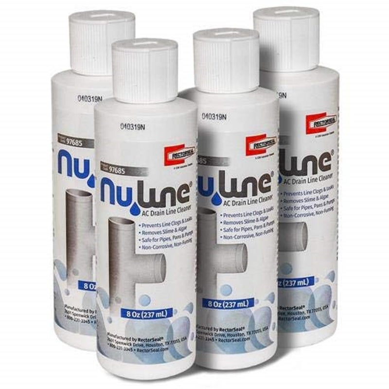 Rectorseal FAST SHIPPING! (4)-Pack NuLine HVAC Condensate Nu-Line Drain Cleaner , 8 ounce - Image 1