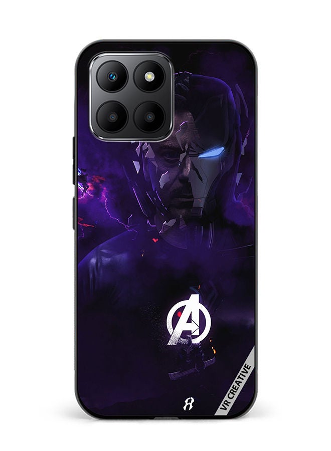 VR CREATIVE Protective Case Cover For Honor 70 Lite Iron Man Avenger Design Multicolour - Image 1